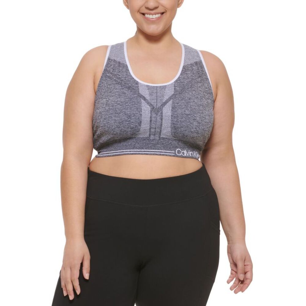 Calvin Klein Performance Plus Size Reversible Medium Impact Sports Bra